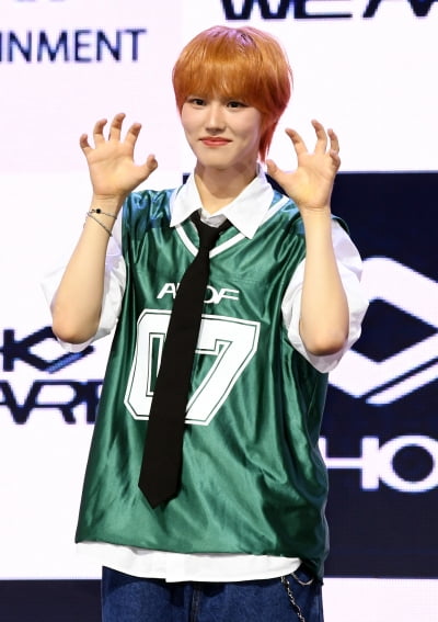 아홉 박주원, 어흥...아기 호랑이[TEN포토]