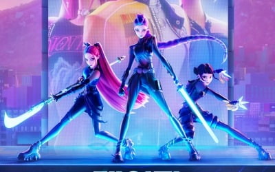 헌트릭스 '골든', 올데이프로젝트 꺾었다…블랙핑크 '뛰어'는 힘 못쓰네