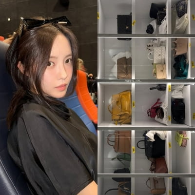 집이야 백화점이야…효민, B사부터 C사까지 명품 브랜드 다 모였네