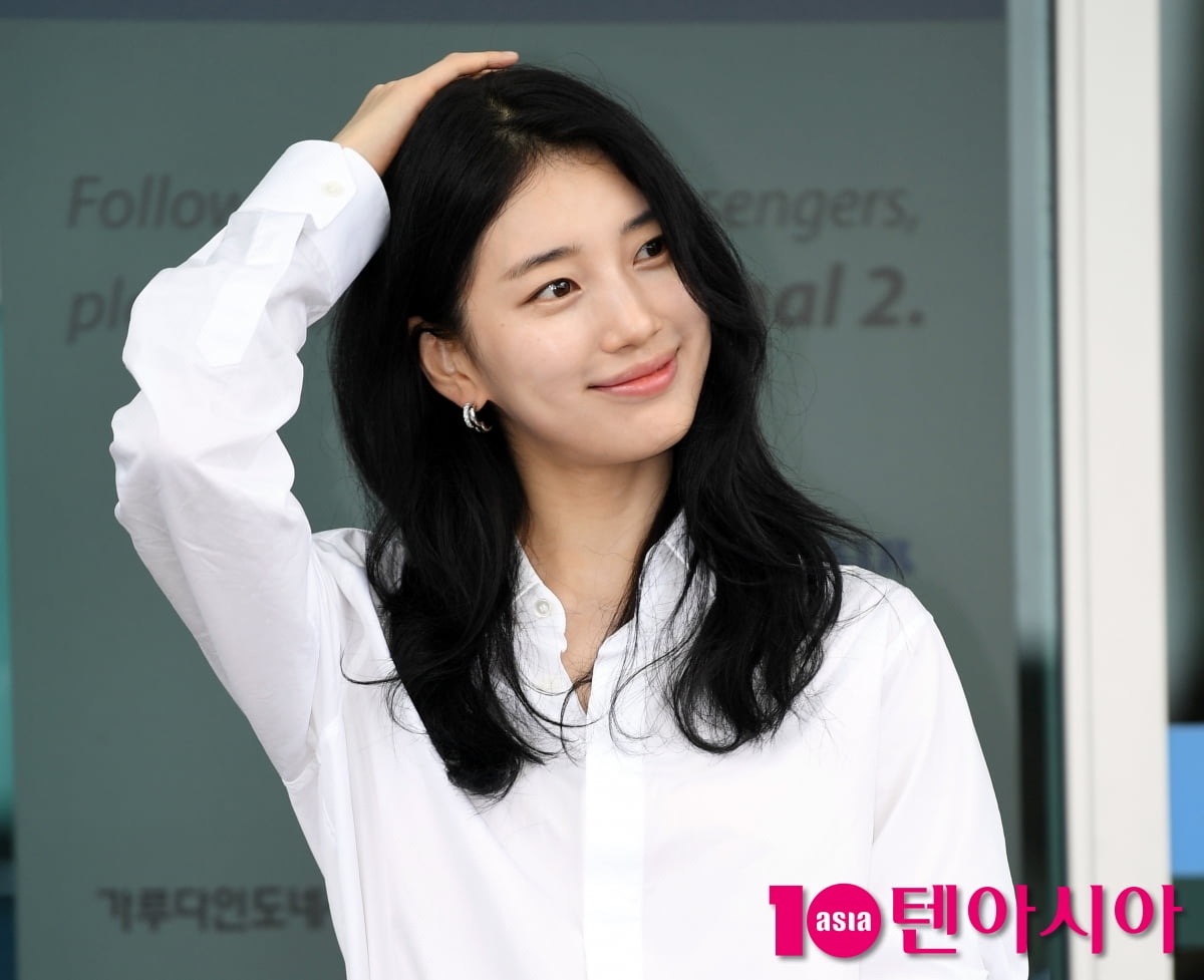 수지, 햇살보다 눈부셔...상큼한 미소[TEN포토+]
