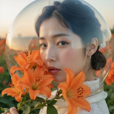 황가람 여동생 가수 데뷔한다…지수아이, 어항 거꾸로 쓴 콘셉트 포토