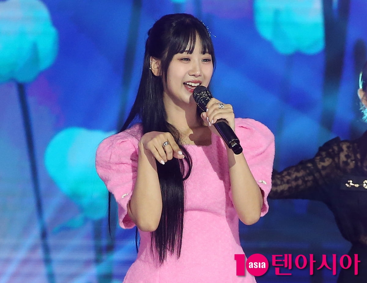 강혜연, 핑크빛 트롯여신[TEN포토]