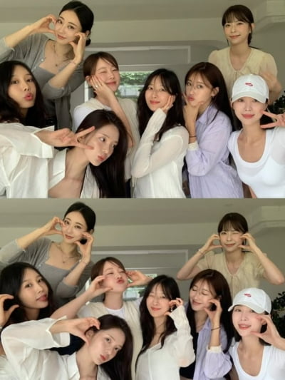 나인뮤지스, 4인으로 해제했는데…8인 모여 '15주년' 자축