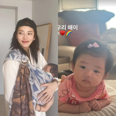 손담비 딸, 자연스러운 카메라 아이컨택…곧 출연한다고 할 기세