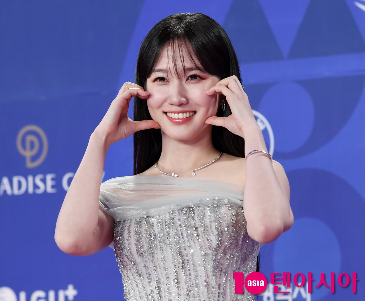 박은빈, 설레임 가득한 미소...러블리 하트[TEN포토+]