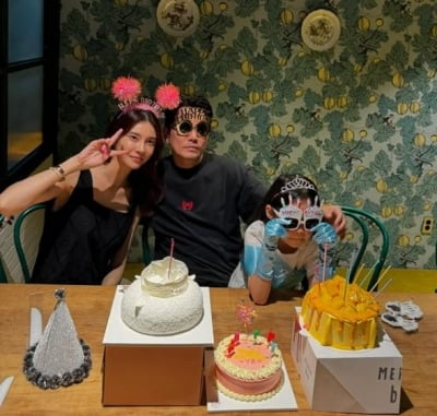 차예련♥주상욱 생일, 클라스가 다르다…"장훈이네랑 함께"