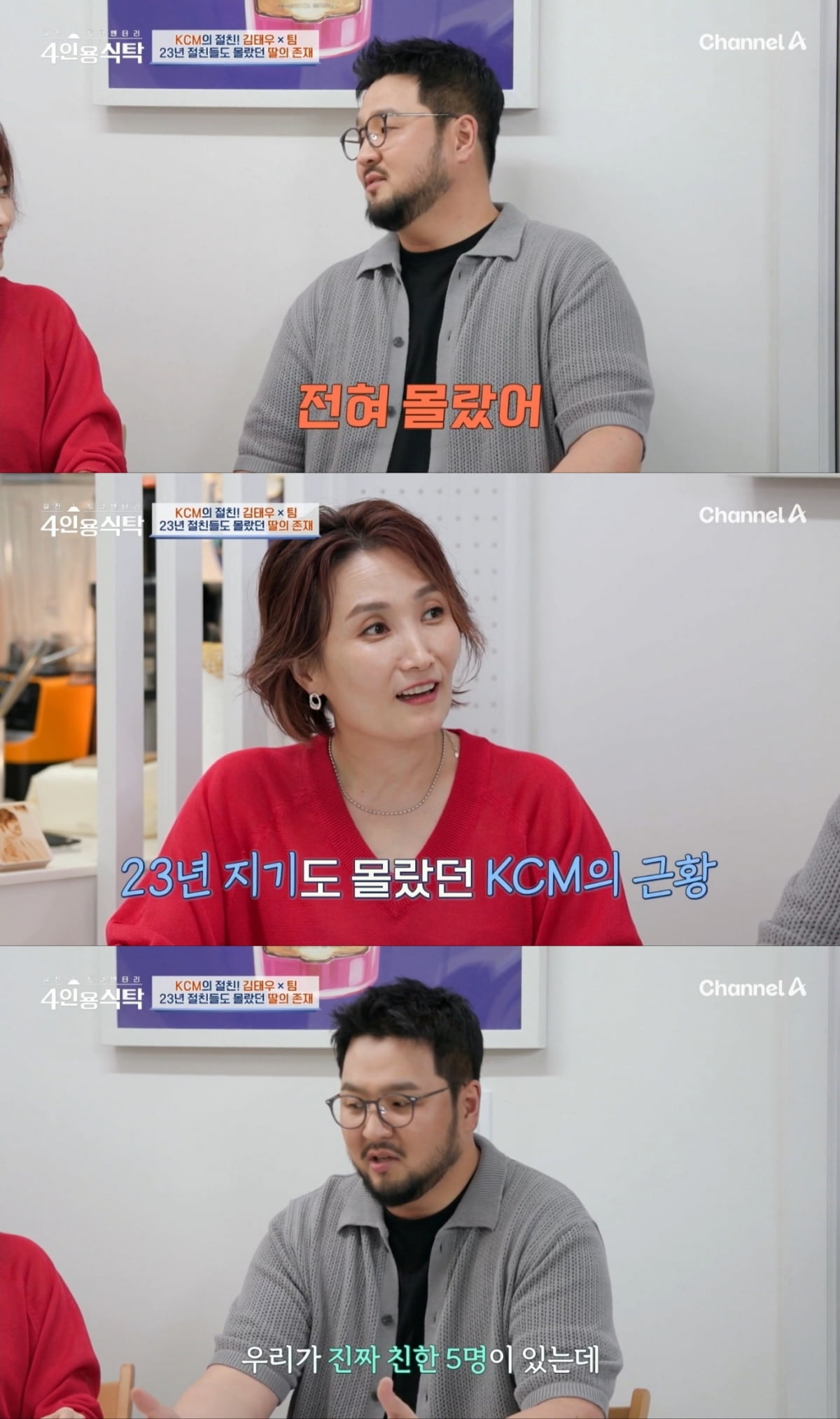 사진=채널A '4인용식탁' 갈무리