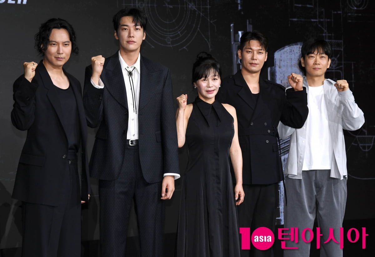 총기 재난 액션 '트리거' 힘찬 파이팅![TEN포토+]