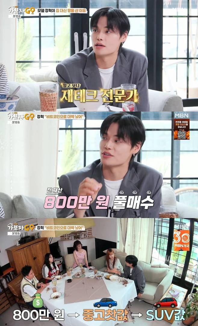 '33세' 정혁, 비트코인으로 10억 벌었다…"800만원 전재산 투자, 십몇억까지 올라" ('가보자고')