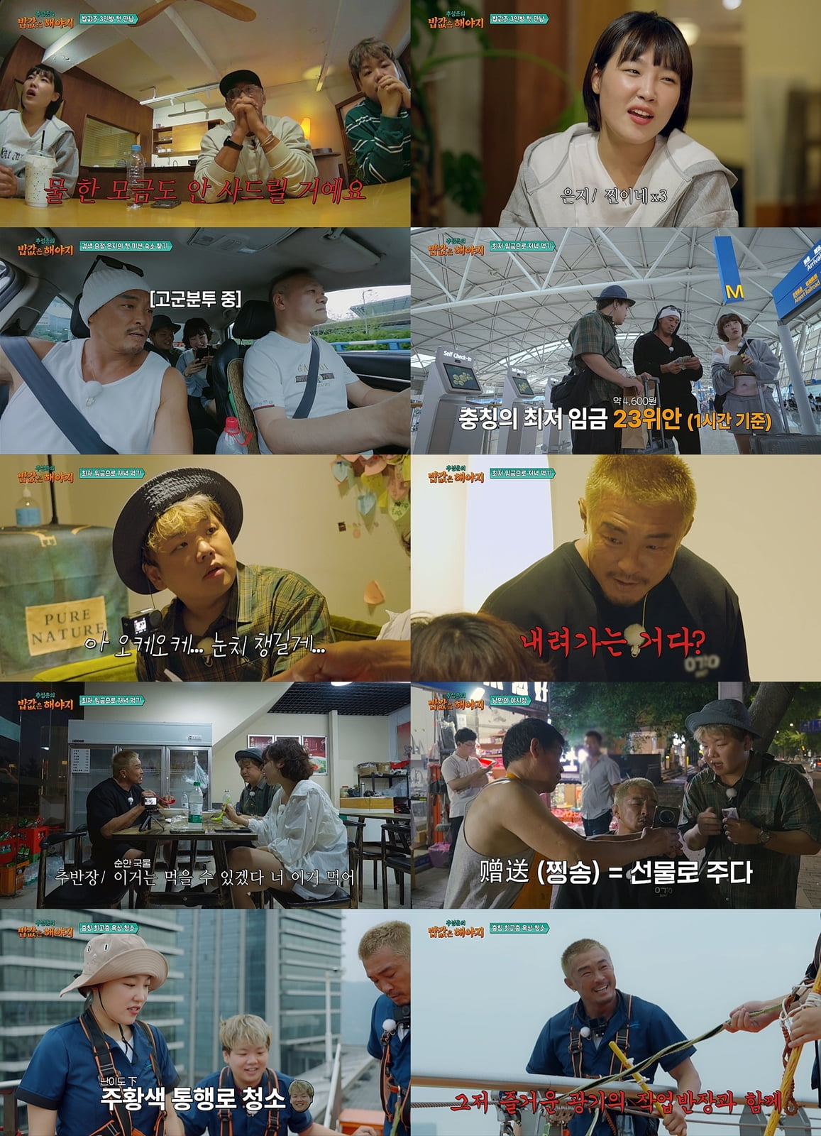 [종합] '49세' 추성훈, 또 일냈다…최저 임금으로 끼니 해결, 新 여행 예능 탄생