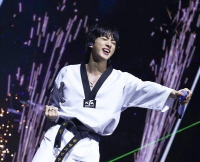 '한남더힐 175억' BTS 진, 태권도복 부터 슈트까지…'대체 안 어울리는 게 뭐야'