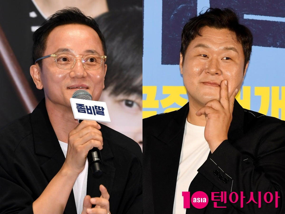 필감성 감독, 배우 윤경호. / 사진=텐아시아DB