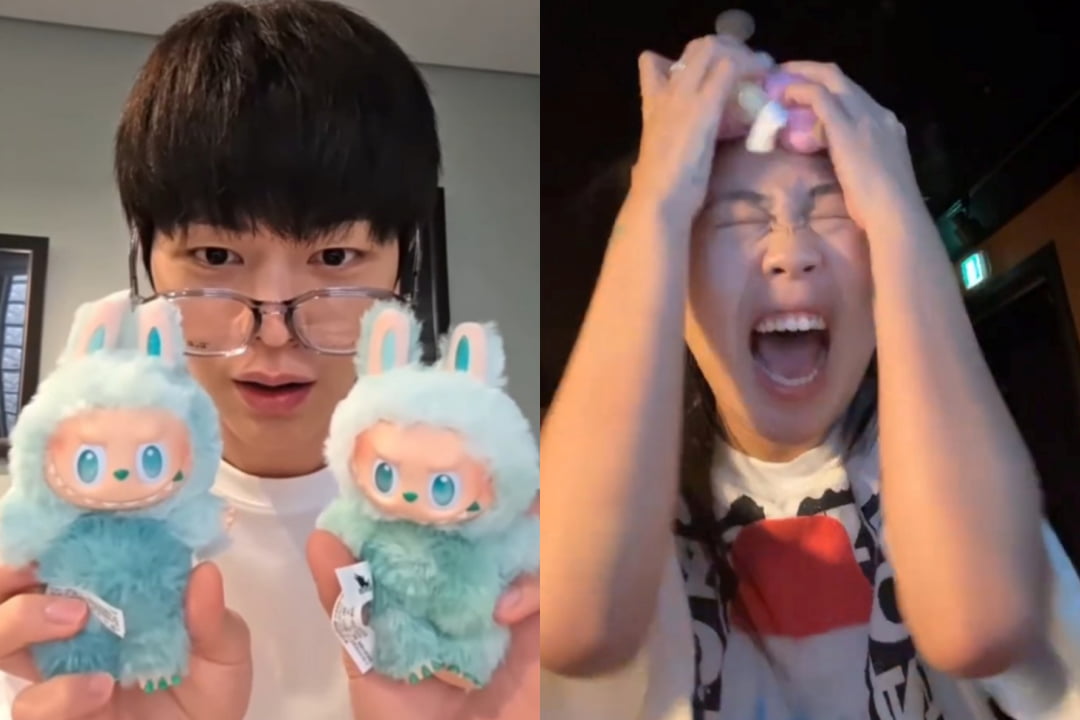 사진=육성재, 이영지 SNS 라이브 방송 캡처