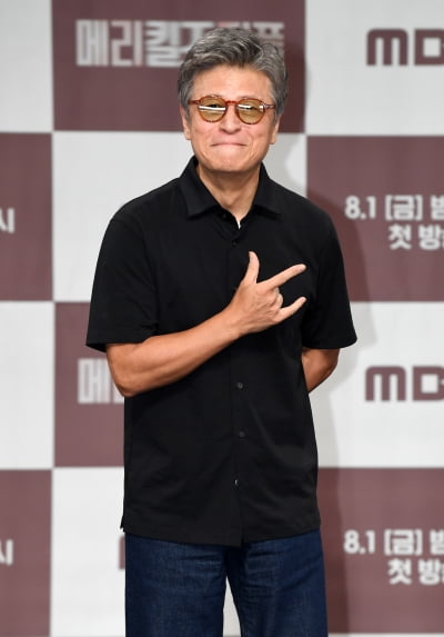 권해효, 폭염 날리는 호탕한 웃음[TEN포토+]