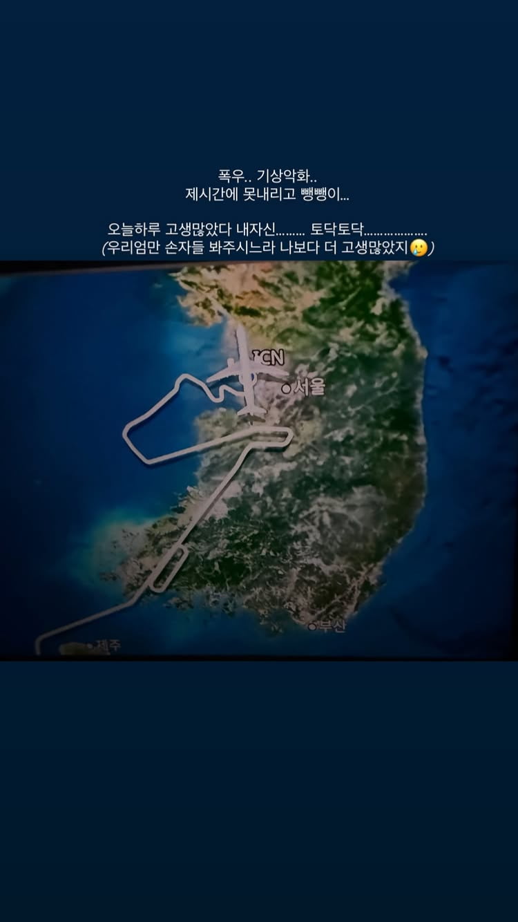 ‘은우맘’ 유정현, 대한항공 타고 뺑뺑이 털어놔…“고생많았다 내 자신”