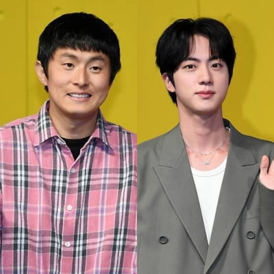 BTS 진, 기안84 대문 앞 '하이볼' 배달…"근데 좀 많다" 미안함 표출