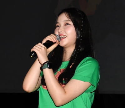 Choi Yoo-ri Attends Stage Greeting for 'Zombie Daughter' in Seoul