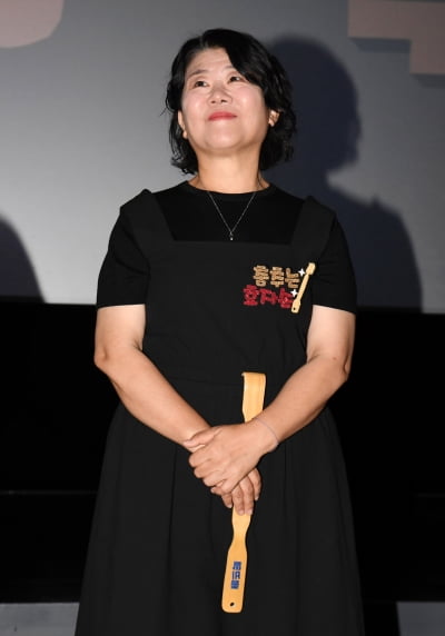 Lee Jung-eun Attends Stage Greeting for 'Zombie Daughter' in Seoul