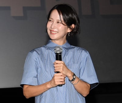 Jo Yeo-jeong Attends Stage Greeting for New Film 'Zombie Daughter' in Seoul