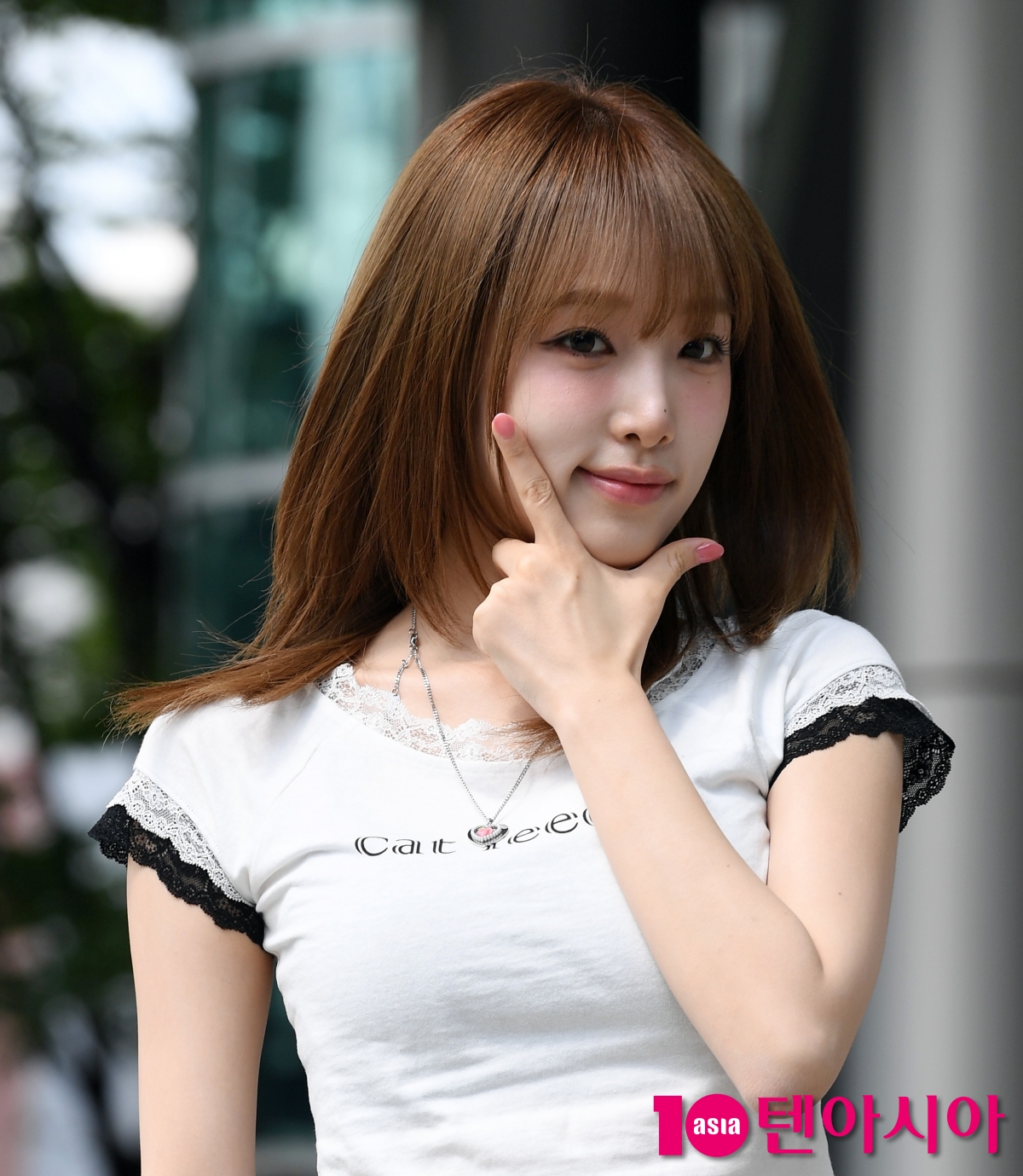최예나, 상큼 발랄 깜찍...태양도 질투하는 미모[TEN포토+]
