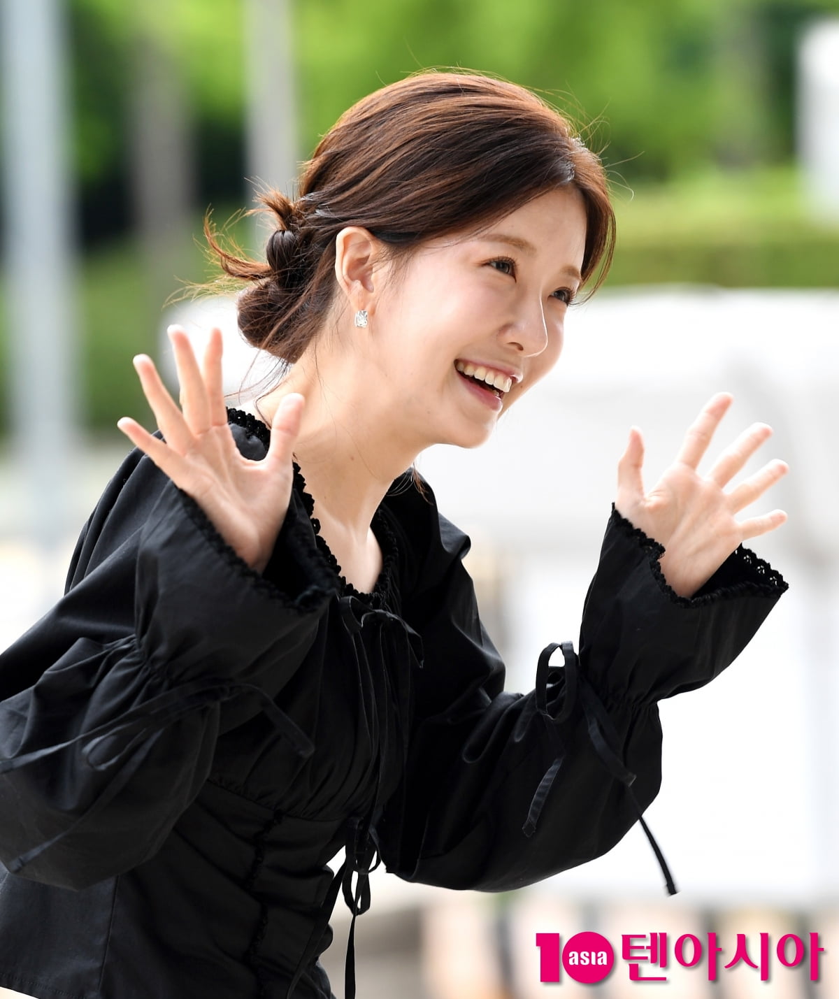 정인선, 여름햇살에 더해진 이쁨...캬르르르 즐거운 출근길[TEN포토+]