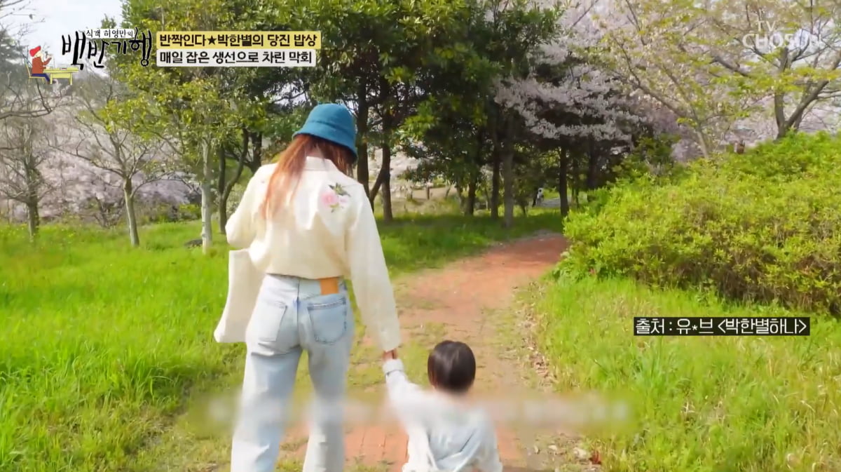 '복귀 시도' 박한별, '남편 버닝썬 게이트 연루' 함구했다…"8살·4살 아들 키워"('백반기행')