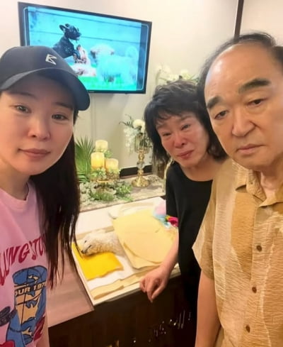 "아버지 장광도 눈물만"…미자家, 반려견 잃은 후 일상 회복 어려워