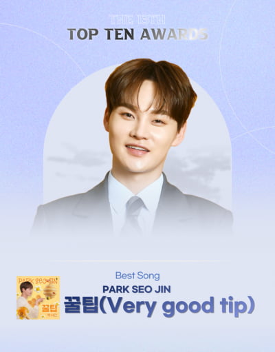 '성형에 1억' 박서진, 타고난 목소리로 '꿀팁' 1위…예능감도 장착[TTA-베스트송]