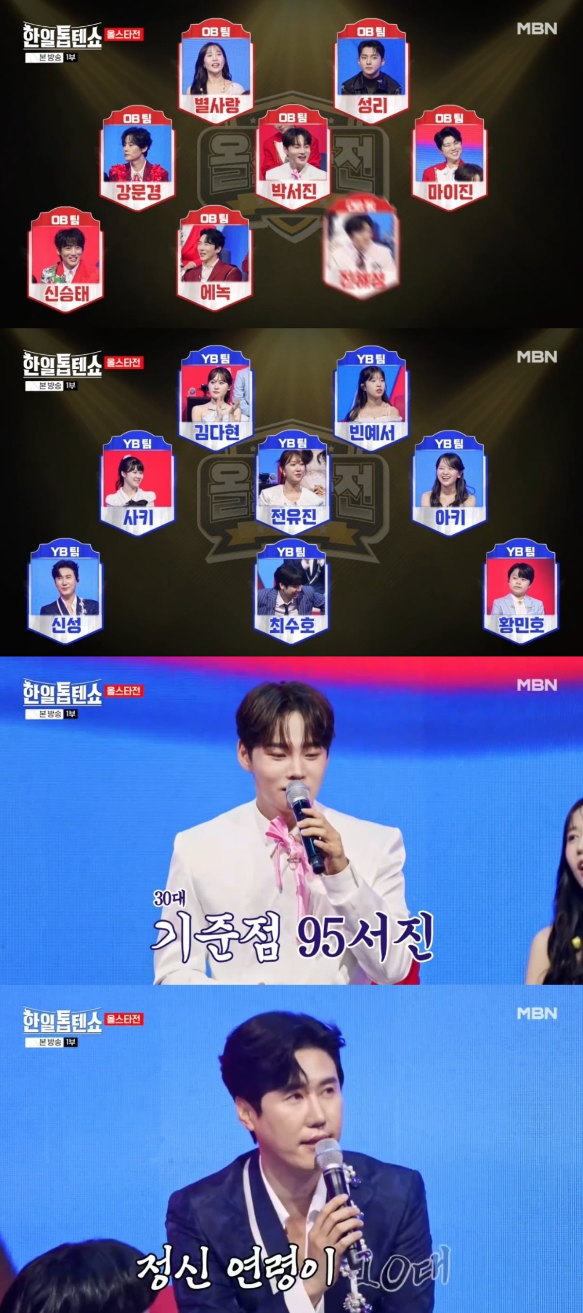 '30세' 박서진, YB팀에 있는 '40세' 신성에 발끈…"아빠 아닌가요" ('한일톱텐쇼')