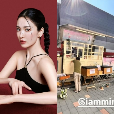 송혜교, 8살 동생에 '유럽식 카페' 선물 받아…'애교' 3종 세트로 화답