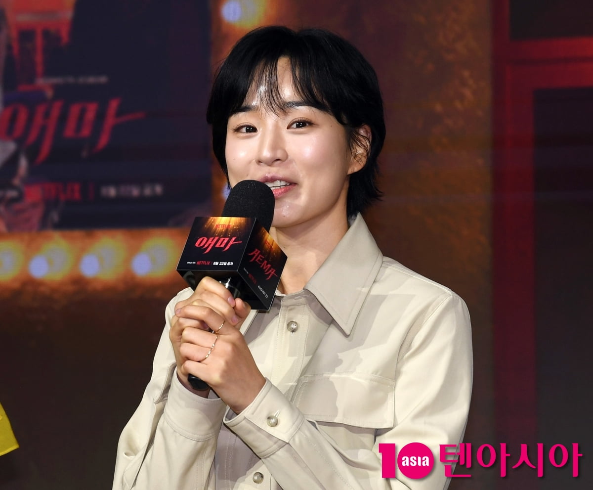 방효린, 오디션장에서 눈물흘린 이해영 감독...잘못본줄[TEN포토]