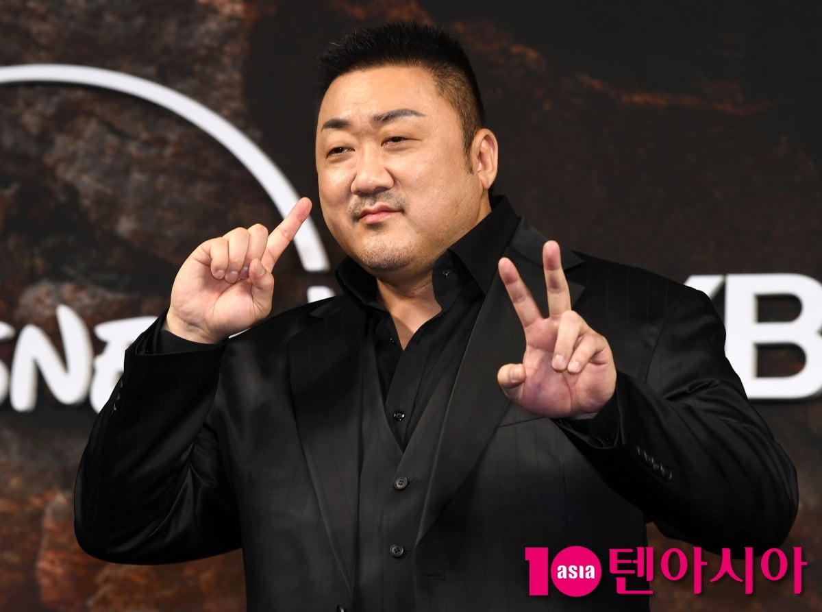 마동석, 동양 히어로물 호랑이...9년만에 드라마 감사[TEN포토+]