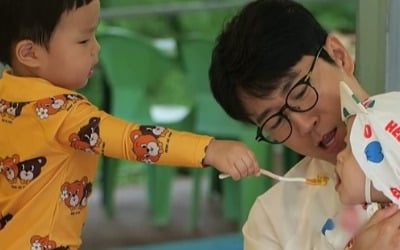 김준호 아들, 장수원 1살 딸에 오빠美…이유식 먹여주며 다정다감('슈돌')