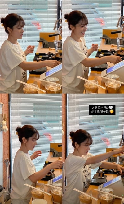 '돌싱' 벤, 뭐하고 지내나 했더니…카페서 커피 내리기 바쁜 '알바생'