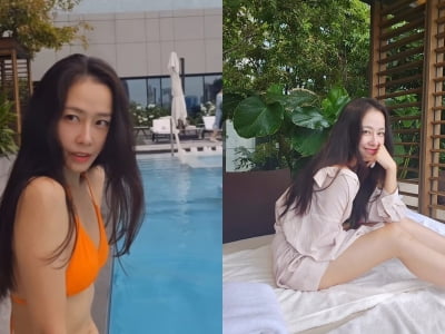 홍수현, 단아한 얼굴에 핫한 비키니 자태…완벽한 각선미