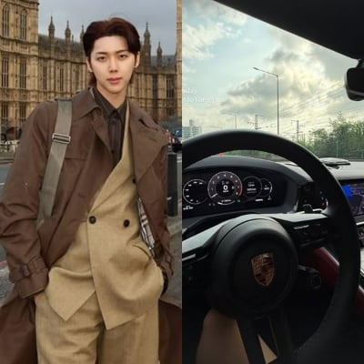 '내년 결혼' 박정진, 식장 보러 나왔나…'포르쉐' 타고 부릉부릉