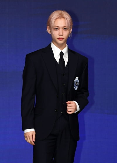 Stray Kids' Felix Attends Press Conference for 4th Studio Album 'KARMA' in Seoul
