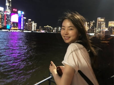 Ahn Sohee Shines Bright in Shanghai's Nightscape: A Glimpse into Her Latest Instagram Update