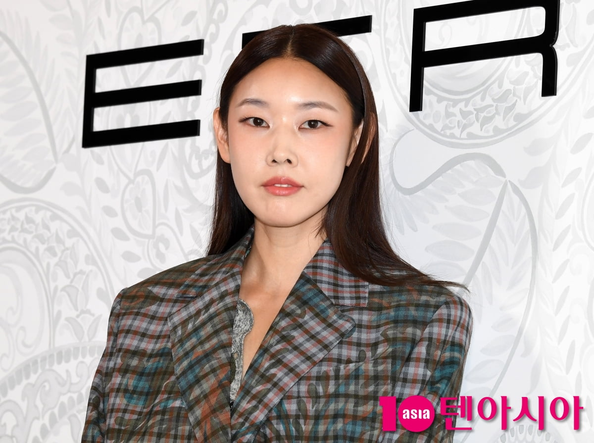 한혜진, 가을을 입다...우아한 인사[TEN포토+]