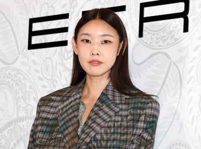한혜진, 가을을 입다...우아한 인사[TEN포토+]