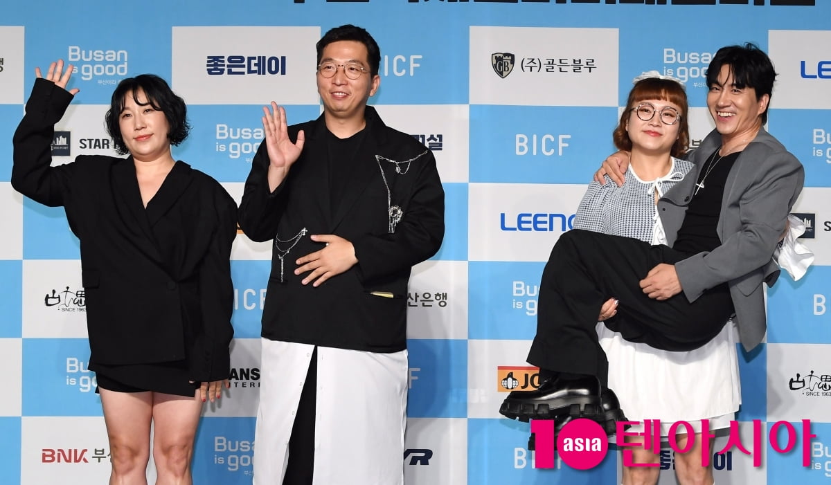 김영희-정범균-조수연-신윤승, 말자할매와 데프콘 어때요[TEN포토+]