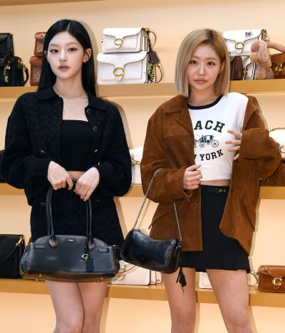 KISS OF LIFE's Haneul and Julie Shine at Coach x Musinsa Pop-Up Event in Seoul