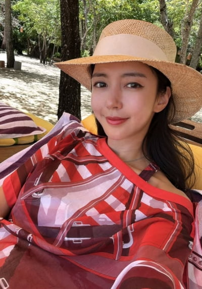 '재벌 2세♥' 박현선, 럭셔리가 따로 없는 여행…