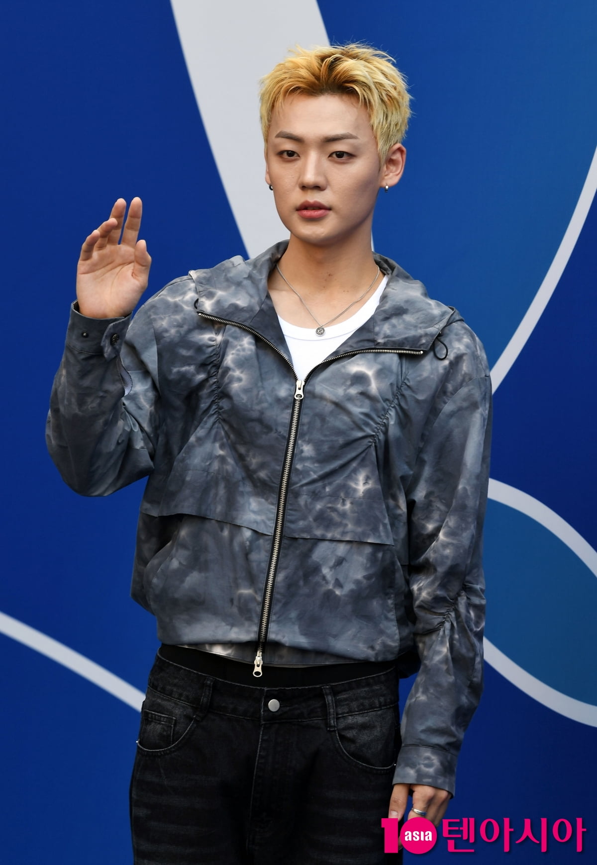에이스 강유찬, 시선 사로잡는 노란머리[TEN포토+]