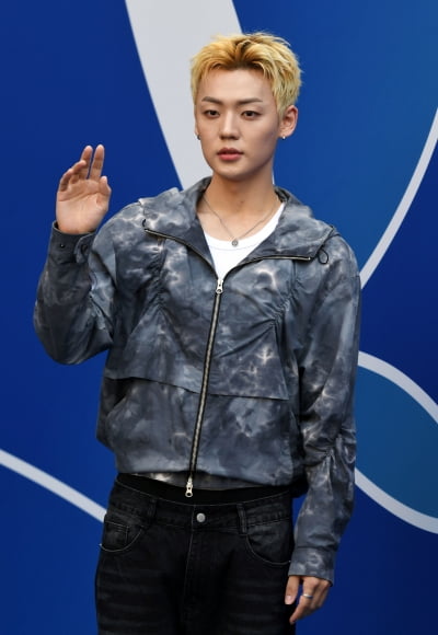 에이스 강유찬, 시선 사로잡는 노란머리[TEN포토+]