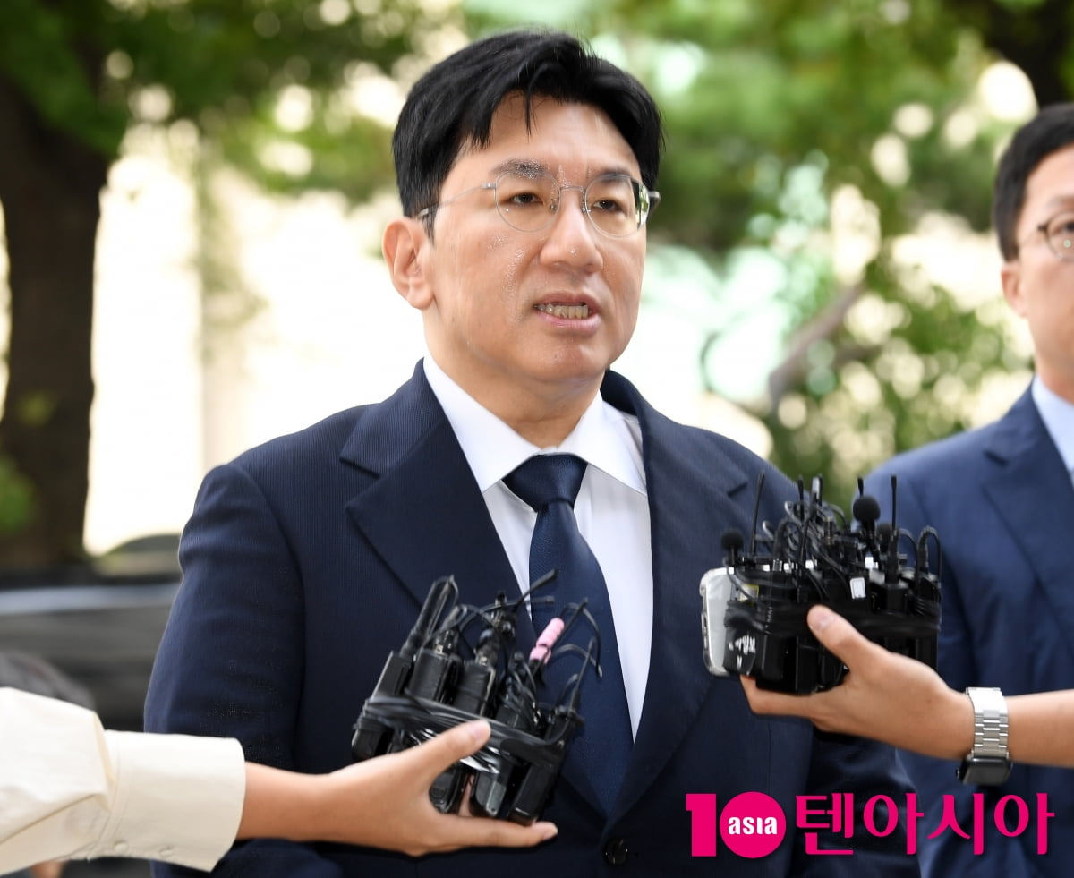'부정거래 의혹' 방시혁, "심려 끼쳐 송구"[TEN포토+]