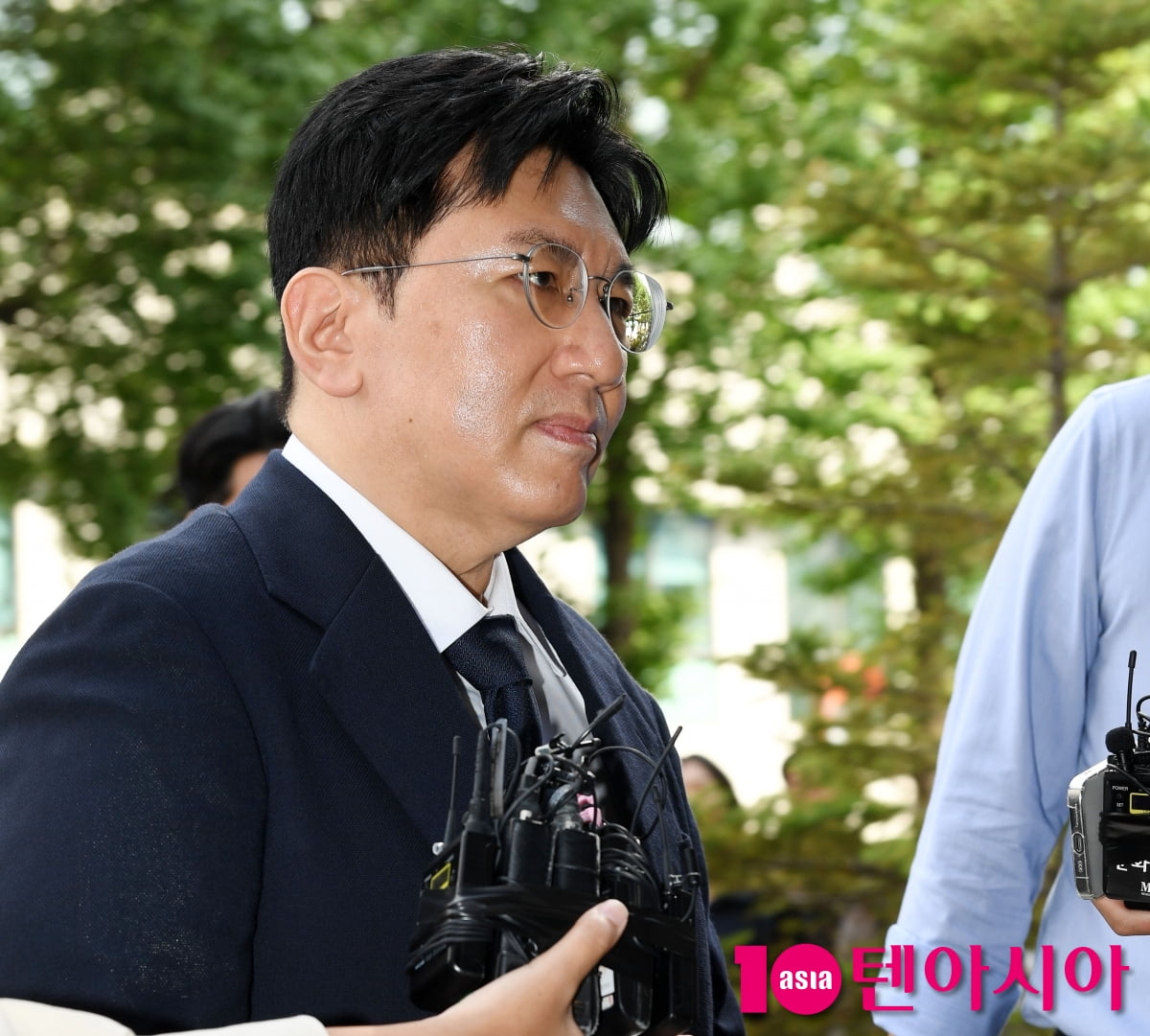 '부정거래 의혹' 방시혁, "조사에 성실히 임하겠다"[TEN포토+]