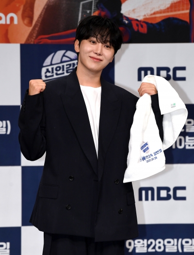 세븐틴 승관, 찐 배구팬...김연경은 나의 연예인[TEN포토+]