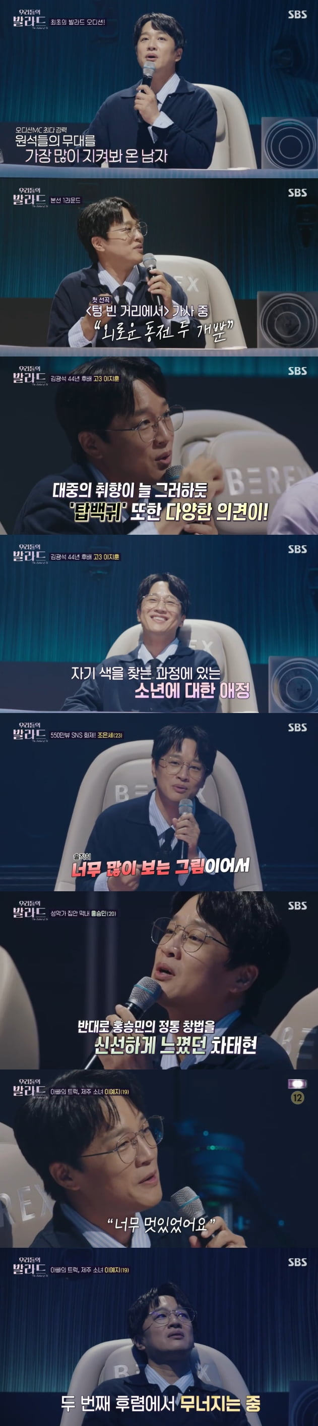 / 사진=SBS '우리들의 발라드'