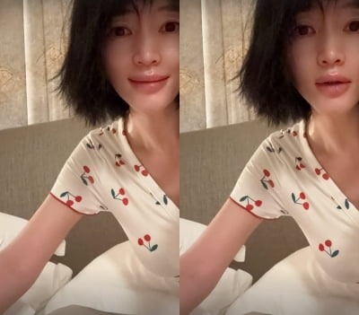 '54세' 김혜수, 청순 민낯에 깜찍+러블리 잠옷…에겐녀가 확실하다
